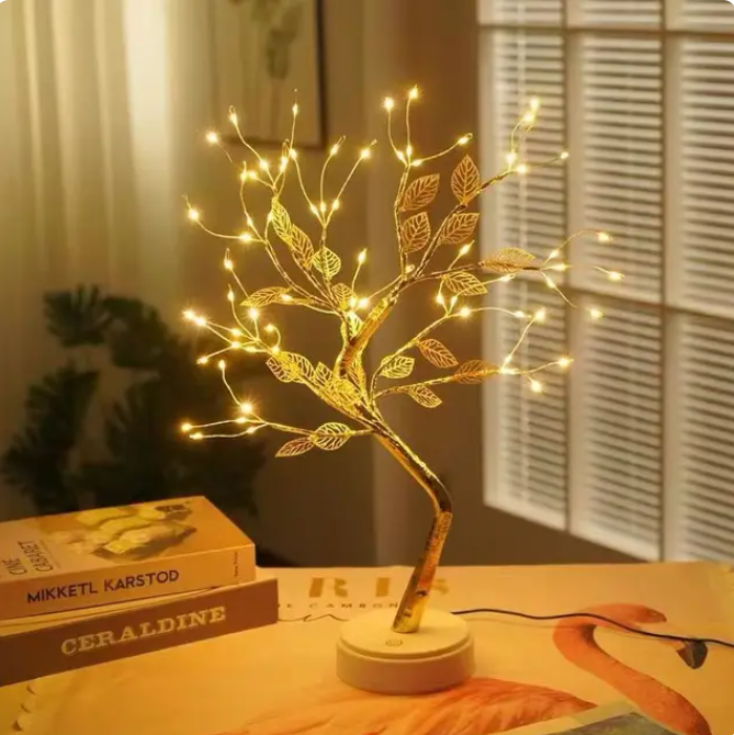 Plum blossom bonsai tree light