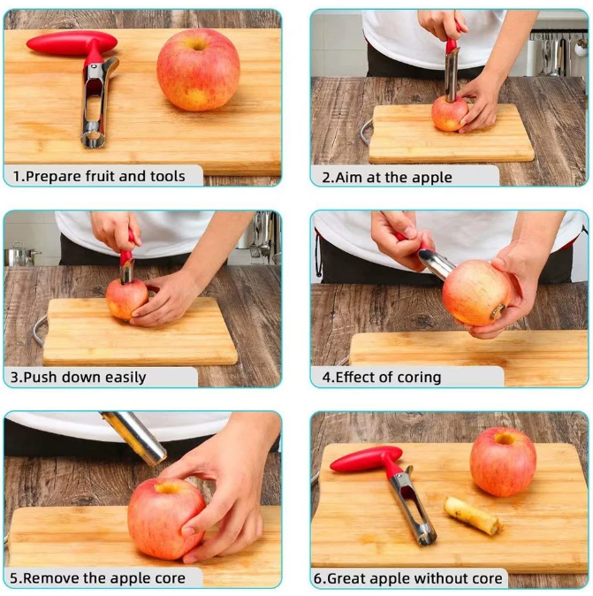 Apple seed remover